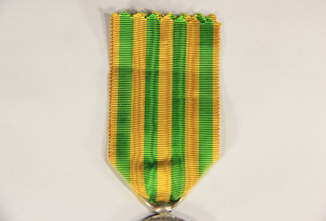 France 1885 Médaille Commémorative Du Tonkin - Armée De Terre 6 Batailles - Silver L019501