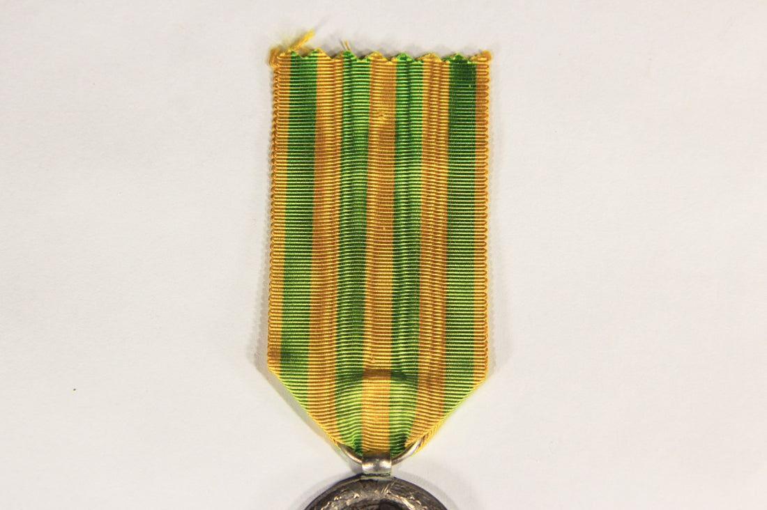 France 1885 Médaille Commémorative Du Tonkin - Troupes De Marine 7 Batailles - Silver L019502