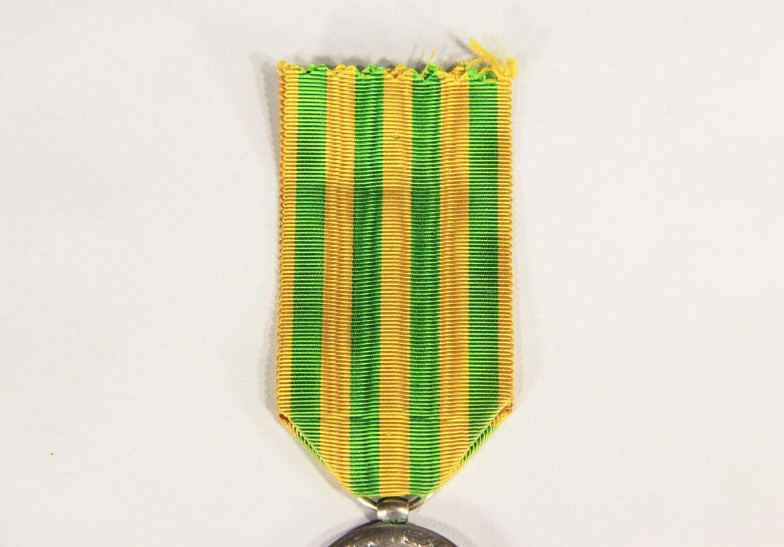 France 1885 Médaille Commémorative Du Tonkin - Troupes De Marine 7 Batailles - Silver L019502