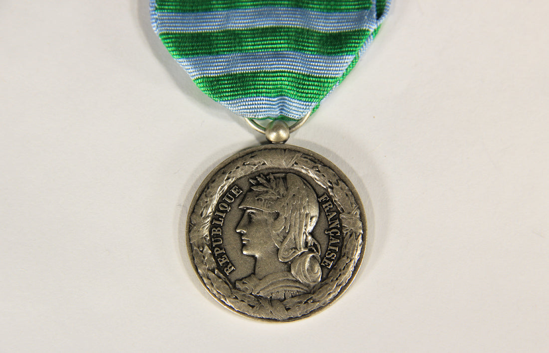 France 1886 Médaille Commémorative De Madagascar 1ère Expédition .950 Silver L019503