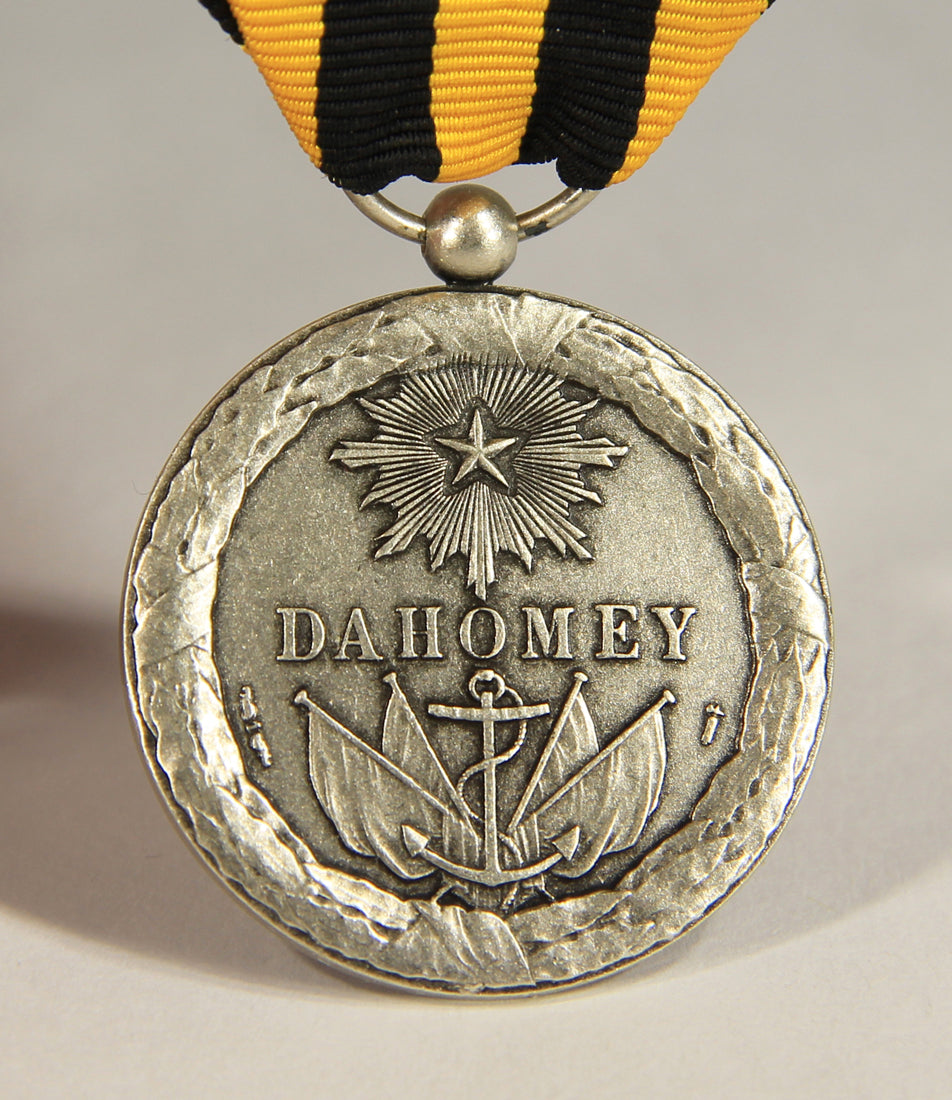 France 1892 Médaille Commémorative De L'Expédition Du Dahomey - .950 Silver L019504