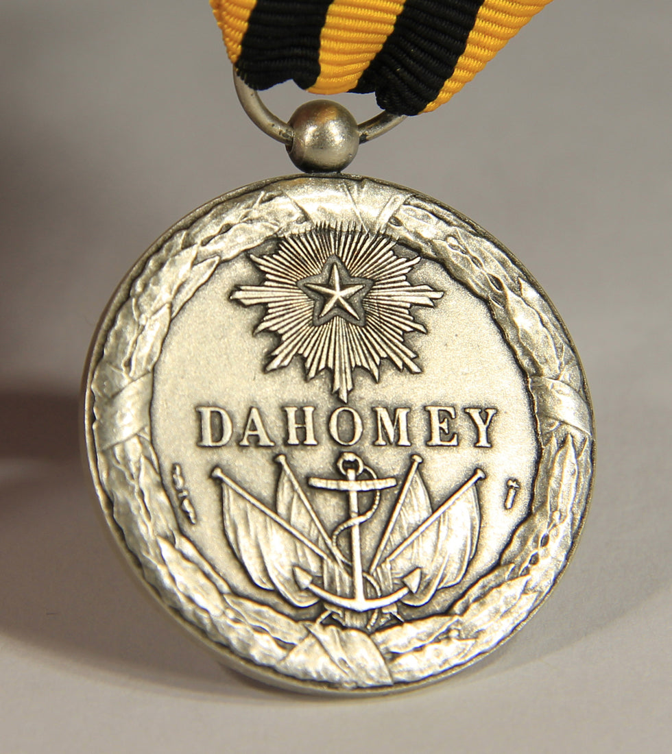 France 1892 Médaille Commémorative De L'Expédition Du Dahomey - .950 Silver L019504