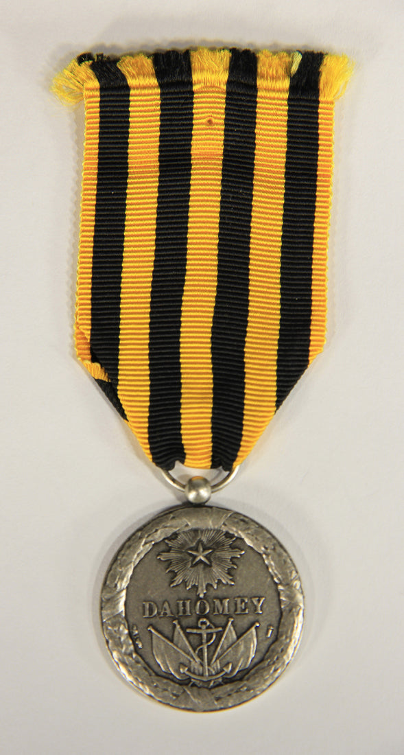 France 1892 Médaille Commémorative De L'Expédition Du Dahomey - .950 Silver L019504