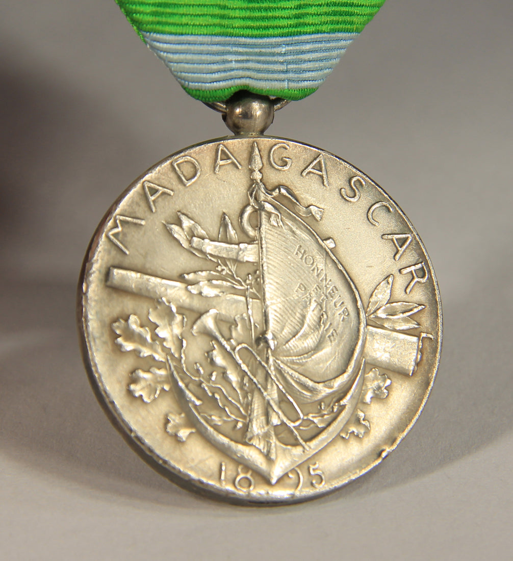 France 1896 Médaille Commémorative De Madagascar 2e Expédition 1895 - Silver L019505