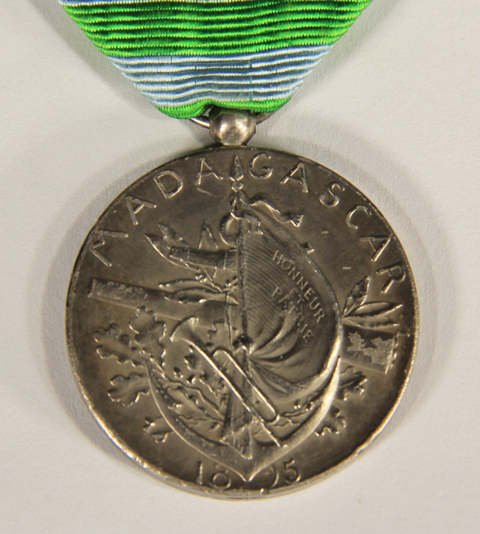 France 1896 Médaille Commémorative De Madagascar 2e Expédition 1895 - Silver L019505