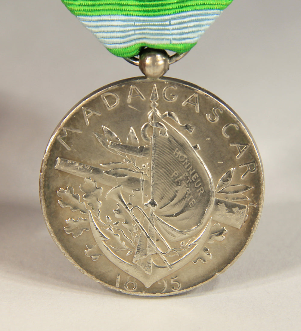 France 1896 Médaille Commémorative De Madagascar 2e Expédition 1895 - Silver L019505