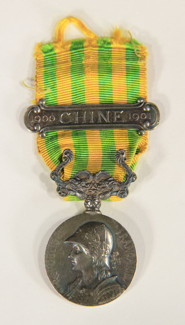 France 1901 Médaille Commémorative De L'Expédition De Chine - .950 Silver L019506