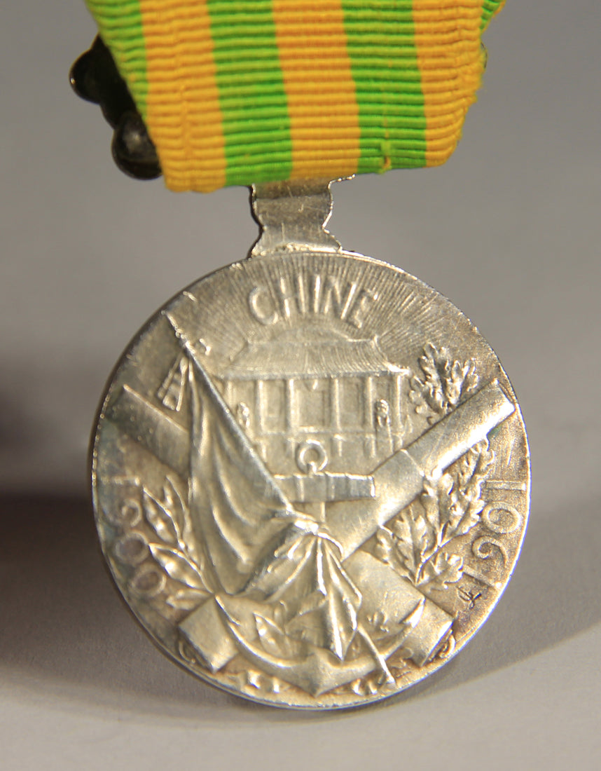 France 1901 Médaille Commémorative De L'Expédition De Chine - .950 Silver L019506