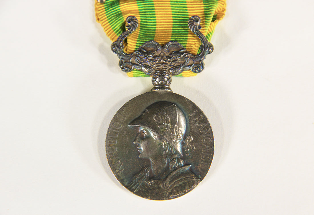 France 1901 Médaille Commémorative De L'Expédition De Chine - .950 Silver L019506