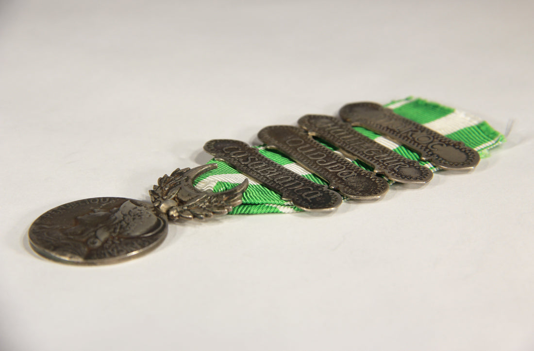 France 1909 Médaille Commémorative Du Maroc - Morocco Comm. Medal 4 Clasps L019507