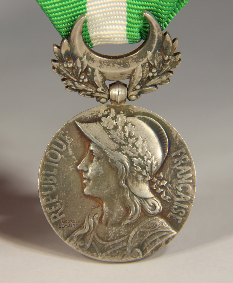 France 1909 Médaille Commémorative Du Maroc - Morocco Comm. Medal 4 Clasps L019507