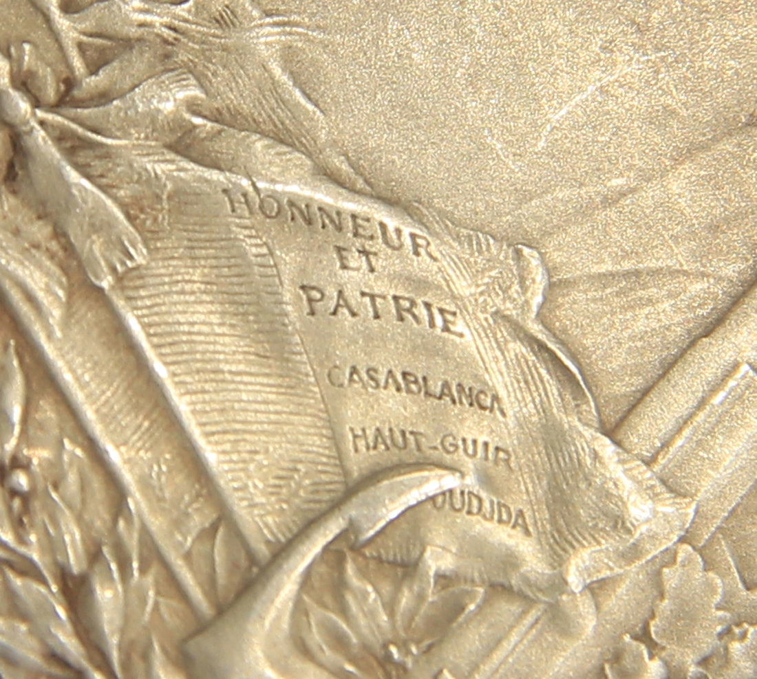 France 1909 Médaille Commémorative Du Maroc - Morocco Comm. Medal 4 Clasps L019507