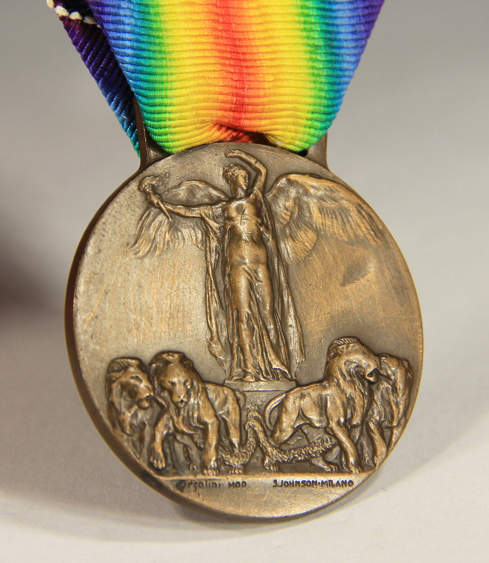 Italy 1920 WWI Inter-Allied Victory Medal - Médaille De La Victoire Interalliée - Bronze L019517