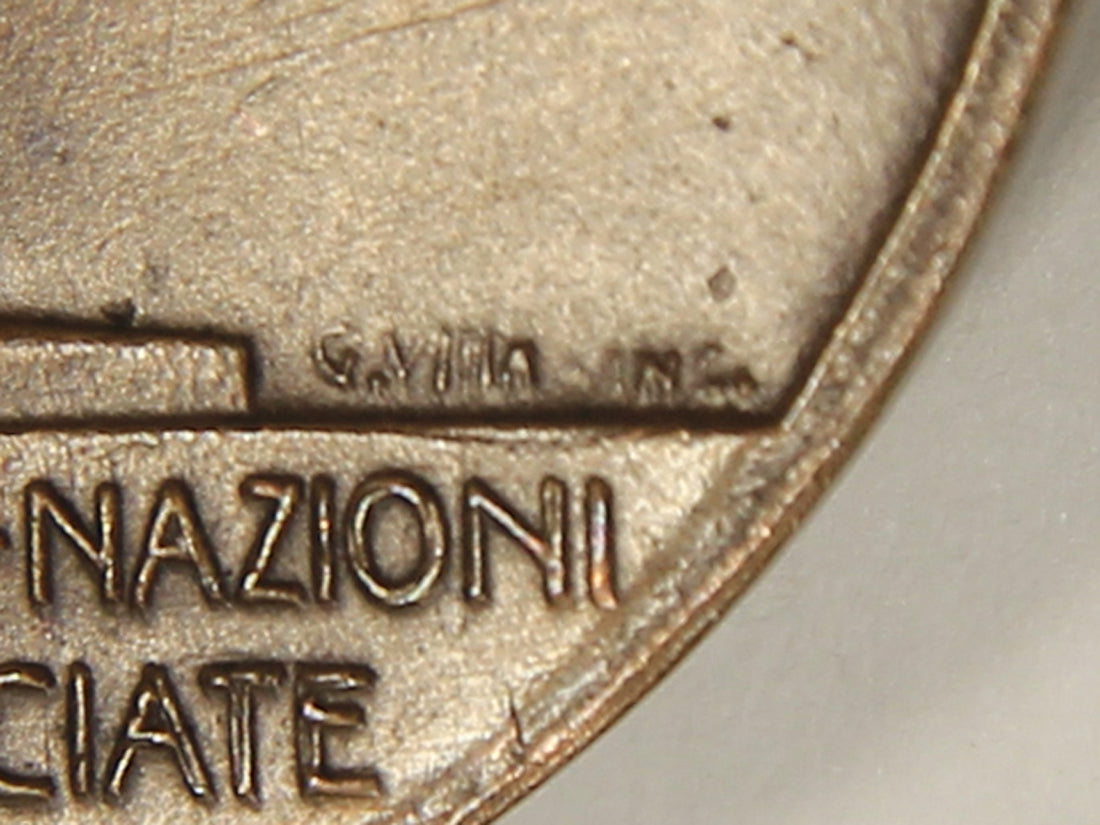 Italy 1920 WWI Inter-Allied Victory Medal - Médaille De La Victoire Interalliée - Bronze L019517