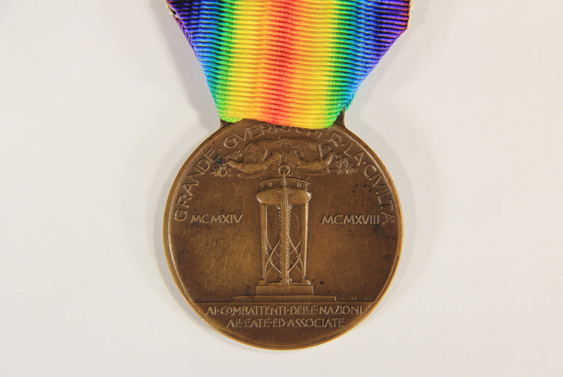 Italy 1920 WWI Inter-Allied Victory Medal - Médaille De La Victoire Interalliée - Bronze L019517