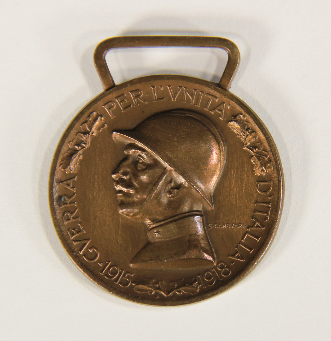 Italy 1920 WWI Commemorative Medal For The Italo-Austrian War 1915-1918 Bronze L019519