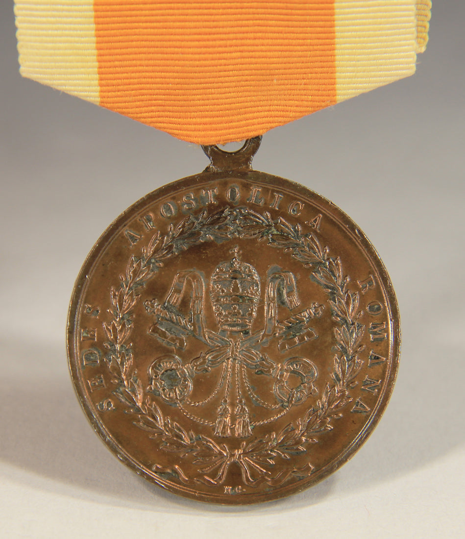 Vatican Italy 1849 Vatican Commemorative Medal For The Siege Of Rome - Bronze L019521
