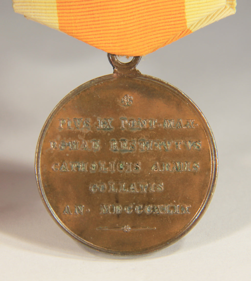 Vatican Italy 1849 Vatican Commemorative Medal For The Siege Of Rome - Bronze L019521