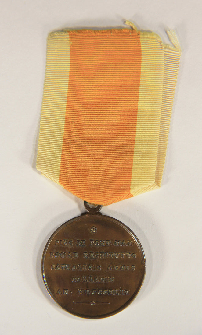 Vatican Italy 1849 Vatican Commemorative Medal For The Siege Of Rome - Bronze L019521