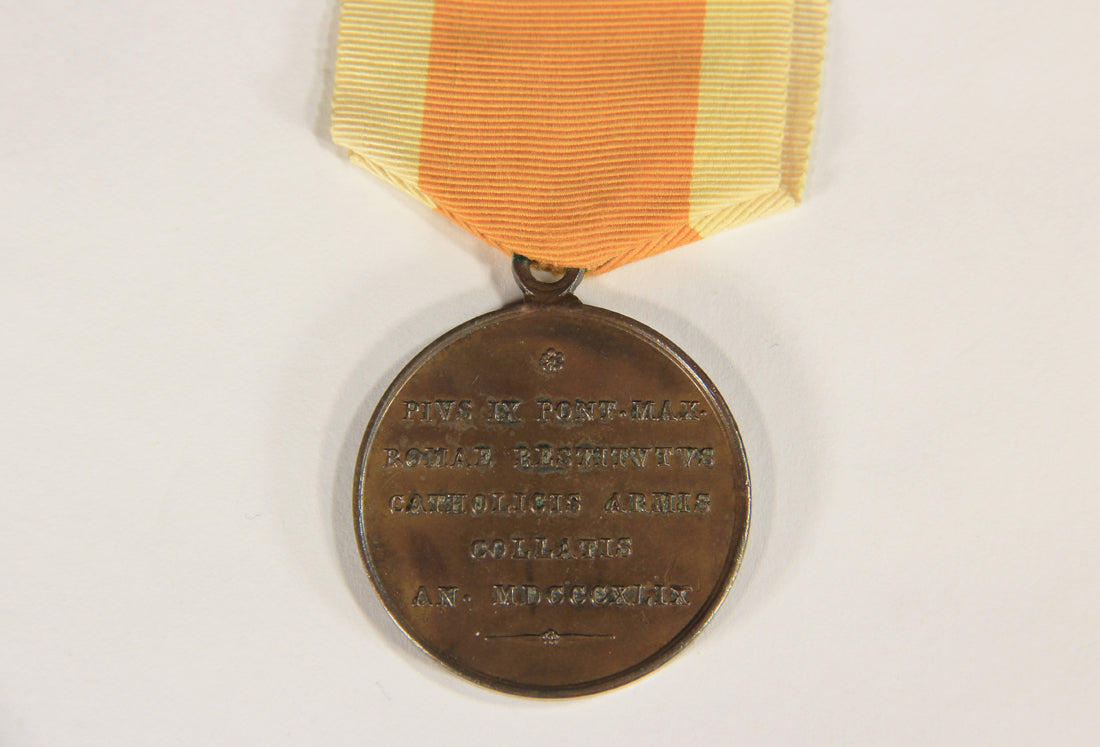 Vatican Italy 1849 Vatican Commemorative Medal For The Siege Of Rome - Bronze L019521