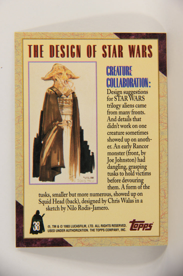 Star Wars Galaxy 1993 Topps Trading Card #38 Creature Collaboration ENG L019535