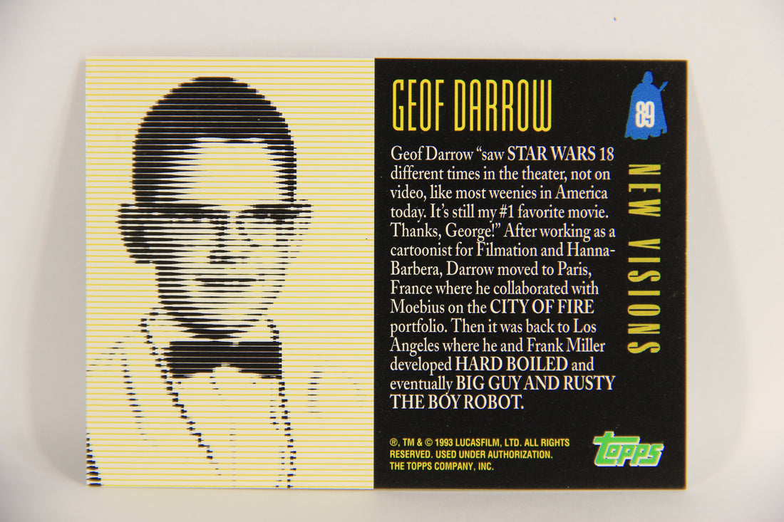 Star Wars Galaxy 1993 Trading Card #89 Attacked By Probe Droids Artwork ENG L019560