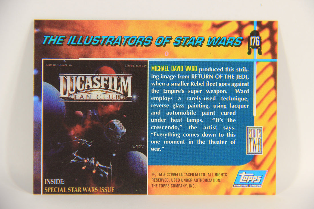 Star Wars Galaxy 1994 Topps Trading Card #176 Return Of The Jedi Artwork ENG L019598
