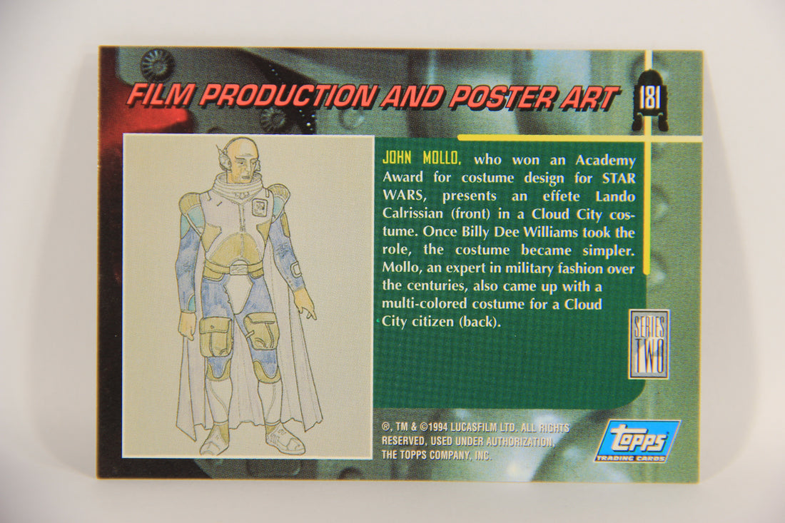 Star Wars Galaxy 1994 Topps Trading Card #181 Lando Calrissian Artwork ENG L019600