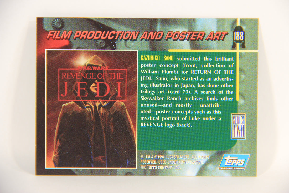 Star Wars Galaxy 1994 Topps Trading Card #188 ROTJ Poster Concept Artwork ENG L019603