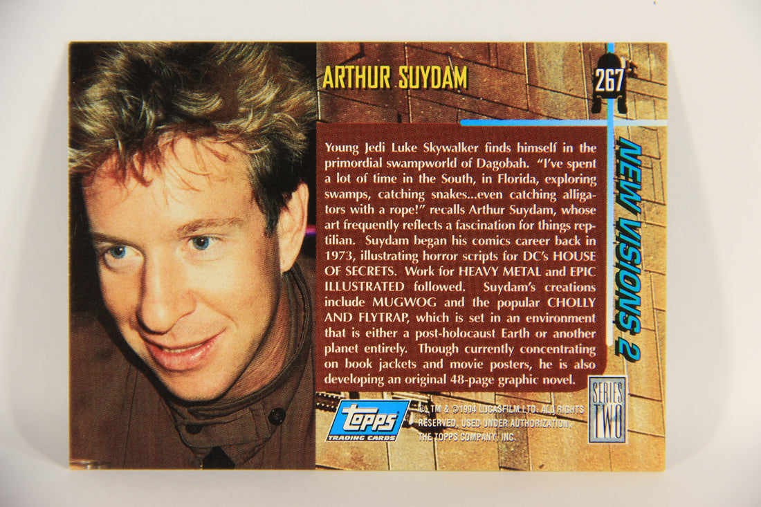 Star Wars Galaxy 1994 Topps Trading Card #267 Luke On Dagobah Artwork ENG L019633