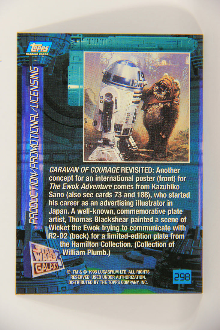 Star Wars Galaxy 1995 Trading Card #298 Caravan Of Courage Artwork ENG L019660