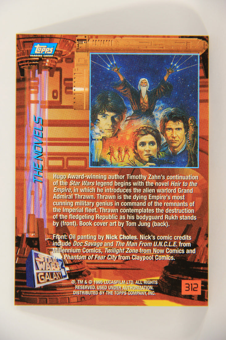 Star Wars Galaxy 1995 Topps Trading Card #312 Heir To The Empire Artwork ENG L019674
