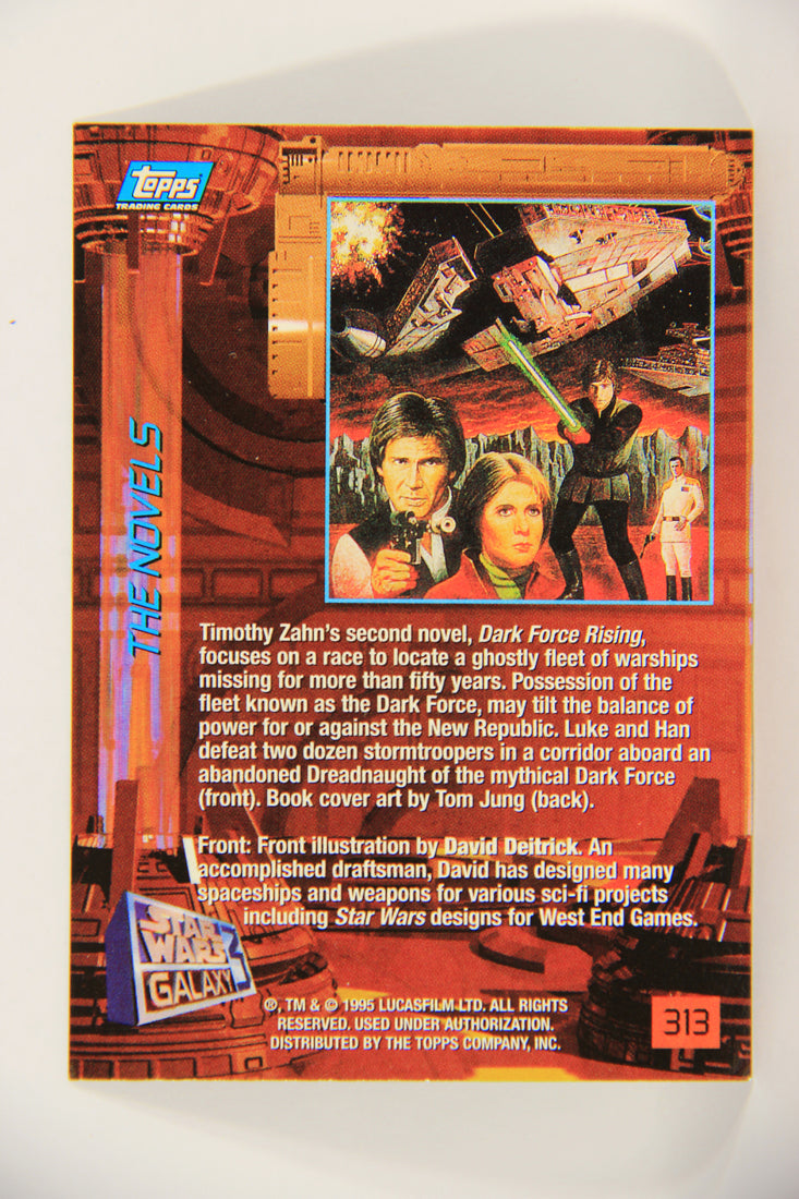 Star Wars Galaxy 1995 Topps Trading Card #313 Dark Force Rising Artwork ENG L019675