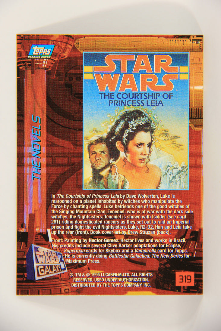 Star Wars Galaxy 1995 Trading Card #319 Domesticated Rancors Artwork ENG L019681