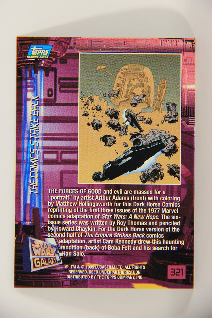 Star Wars Galaxy 1995 Topps Trading Card #321 The Forces Of God Artwork ENG L019683