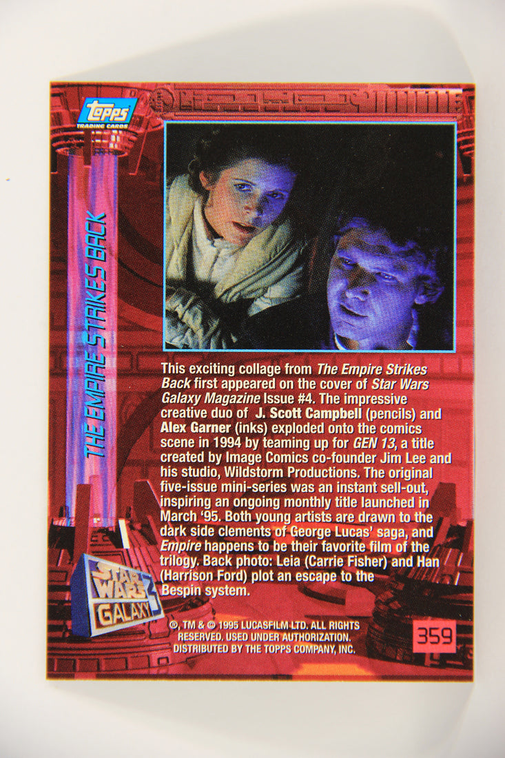 Star Wars Galaxy 1995 Card #359 SW Galaxy Magazine Cover #4 Artwork ENG L019721