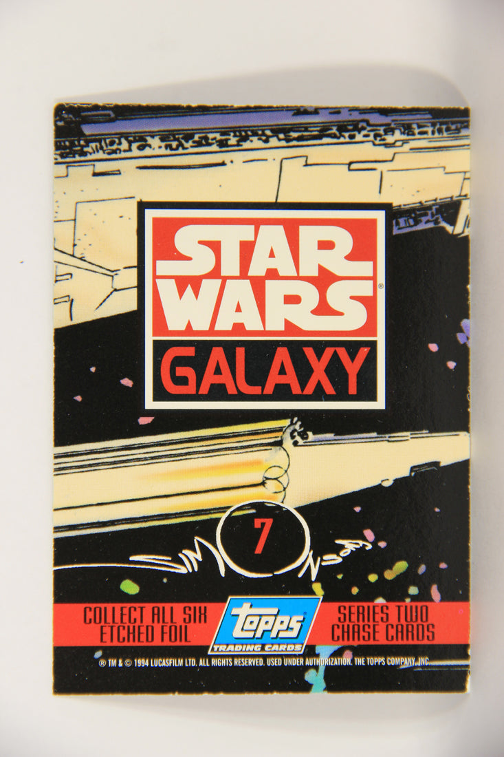 Star Wars Galaxy 1994 Topps Etched Foil Card #7 Imperial Officers Artwork ENG L019744