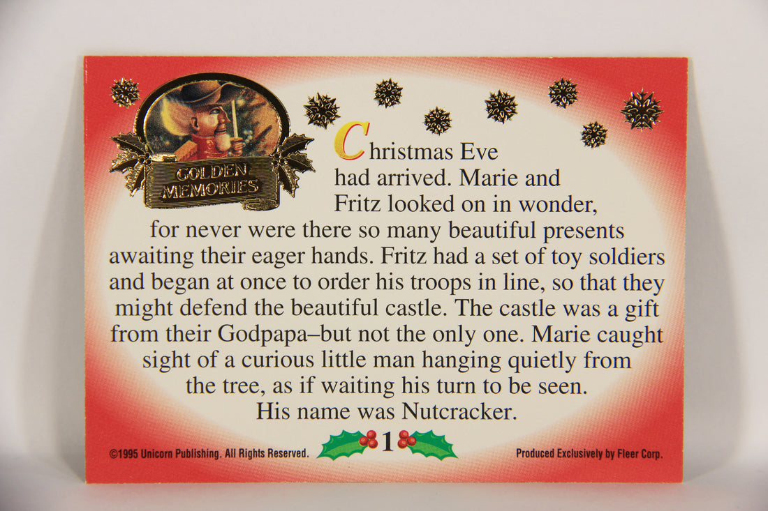 Christmas Card Story Fleer 1995 Golden Memories Chase Card #1 The Nutcracker L019752