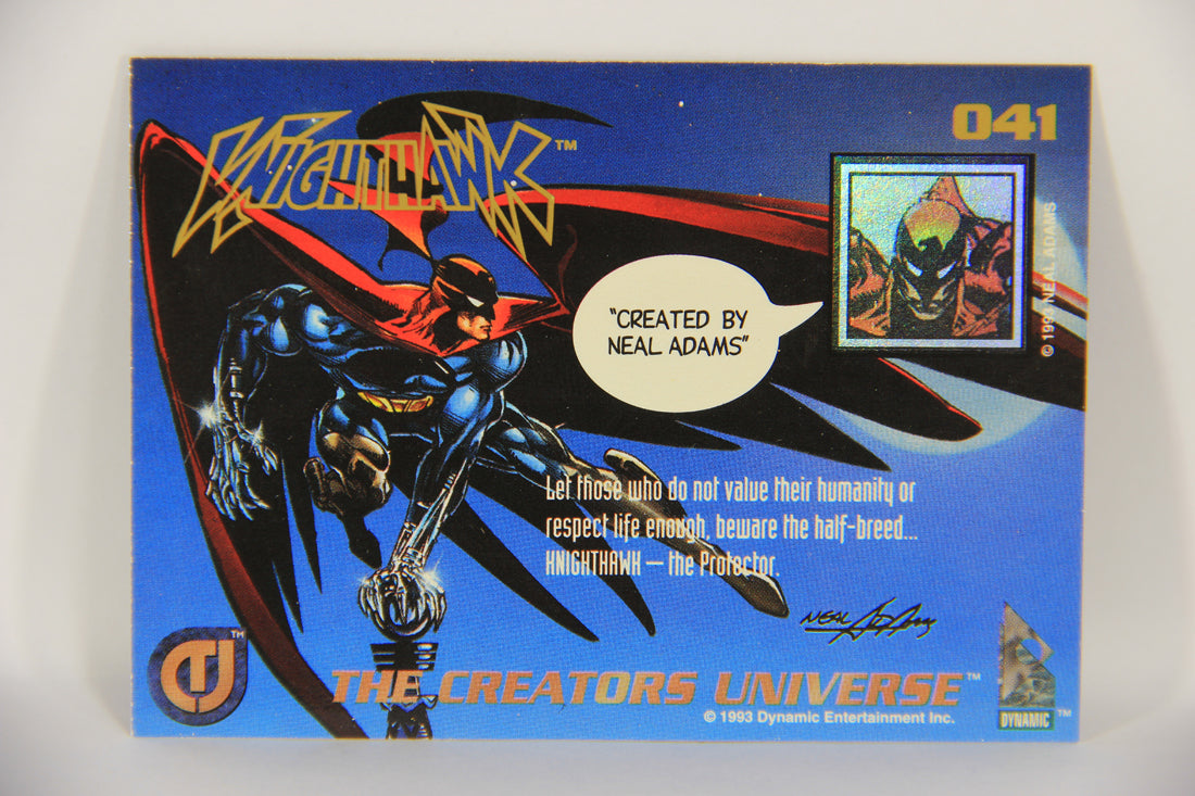 The Creators Universe 1993 Trading Card #41 Knighthawk ENG L019758