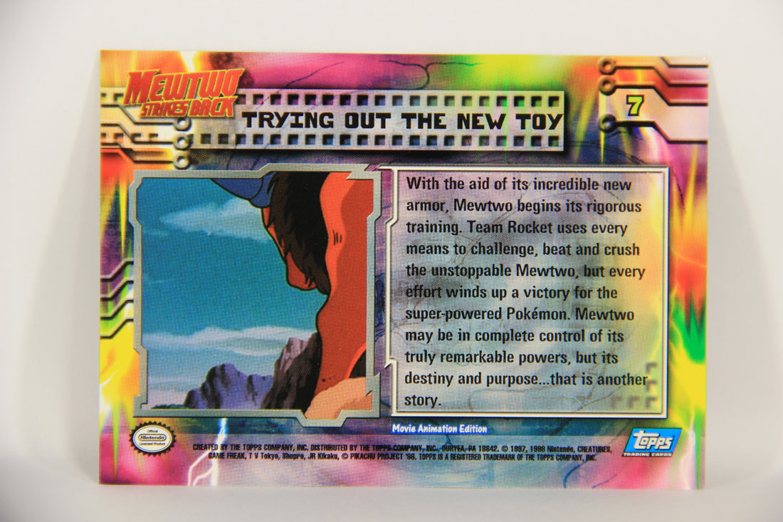 Pokémon Card First Movie #7 Trying Out The New Toy - Blue Logo 1st Print ENG L019814