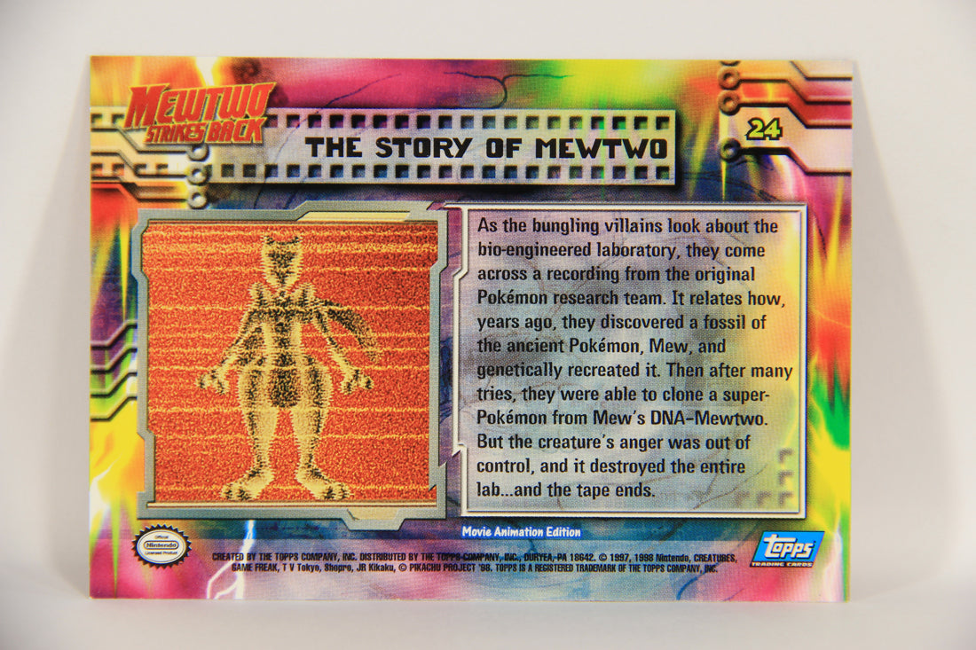 Pokémon Card First Movie #24 The Story Of Mewtwo Blue Logo 1st Print ENG L019815
