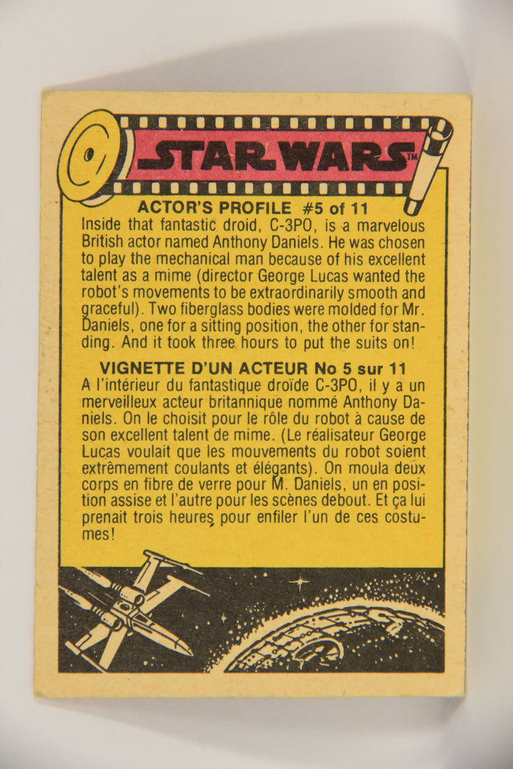 Star Wars 1977 Trading Card #97 Meeting At The Cantina FR-ENG O-Pee-Chee L019828