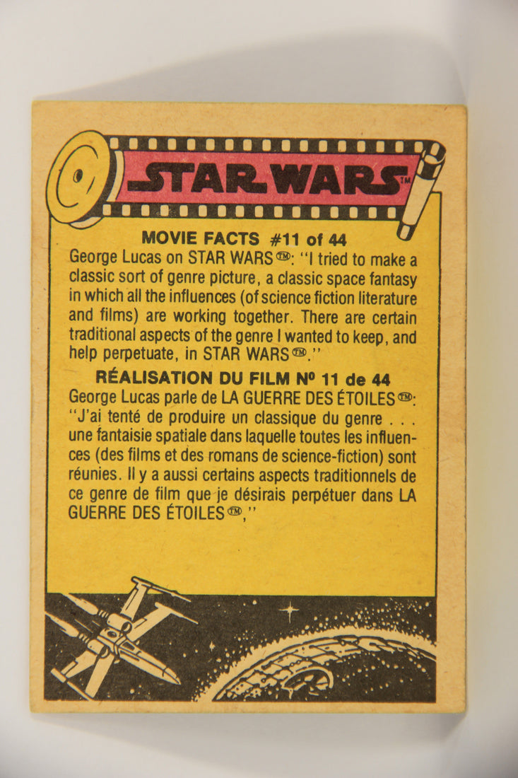 Star Wars 1977 Card #150 Han And Leia Quarrel About The Escape Plan FR-ENG OPC L019836