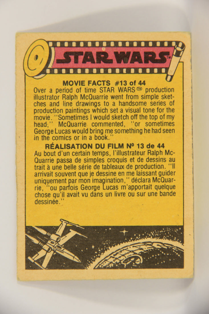 Star Wars 1977 Trading Card #187 R2-D2 (Kenny Baker) FR-ENG OPC L019839
