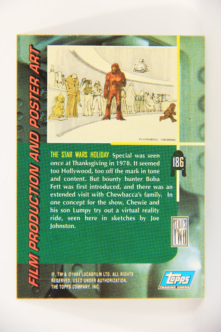 Star Wars Galaxy 1994 Trading Card #186 Star Wars Holiday Special 1978 Artwork ENG L019857
