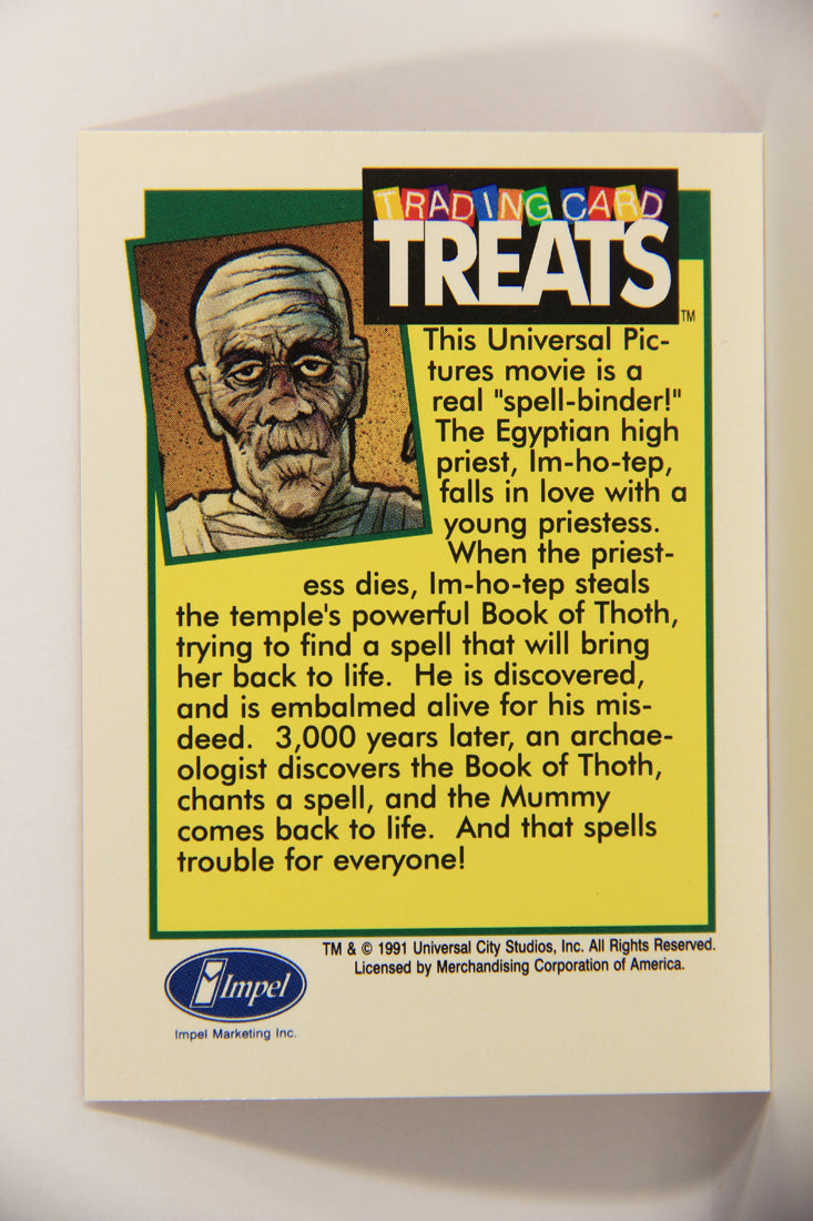 The Mummy Universal Monsters 1991 Vintage Treats Impel Trading Card ENG L019882