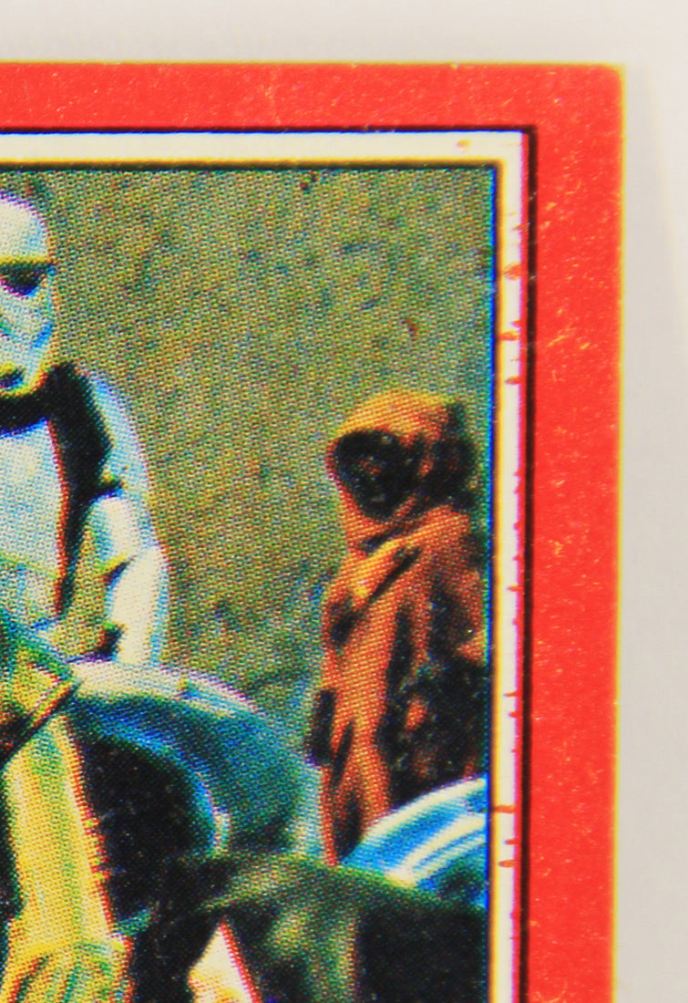 Star Wars 1977 Card #94 Interrogated By Stormtroopers - Print Defect ERROR Topps L019905