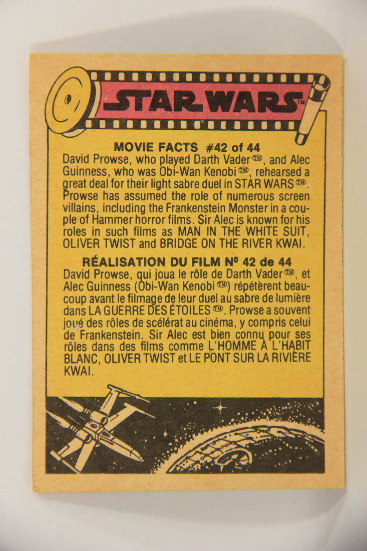 Star Wars 1977 Card #230 Artoo-Detoo Is Abducted By Jawas FR-ENG OPC L020054