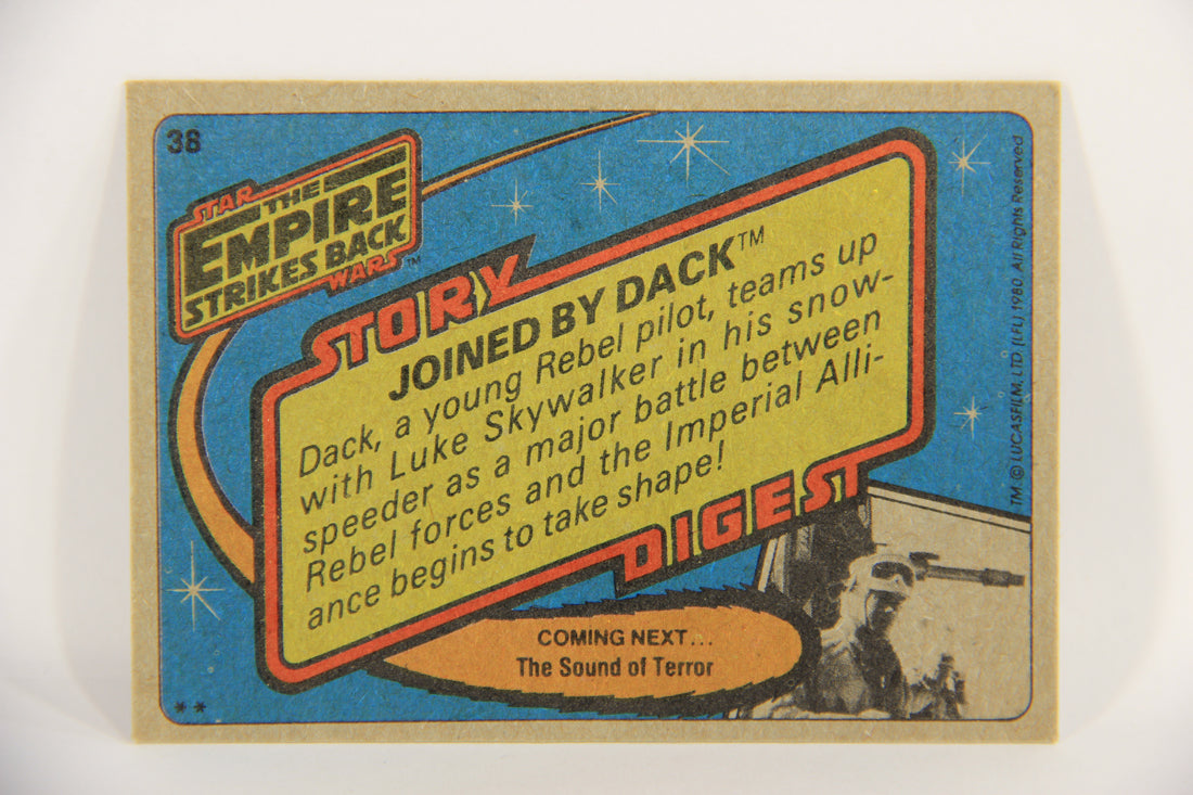Star Wars Empire Strikes Back Trading Card #38 Joined By Dack ENG Topps L020197