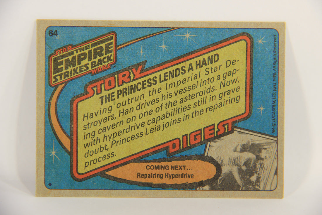 Star Wars Empire Strikes Back Card #64 The Princess Lends A Hand ENG Topps L020220